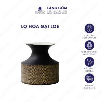 Lọ hoa Men mát gại loe