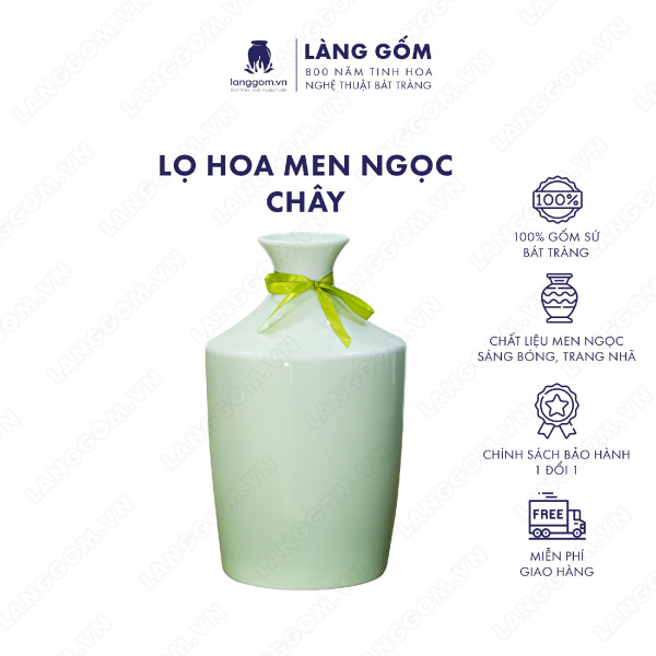 Lọ hoa Men ngọc chây