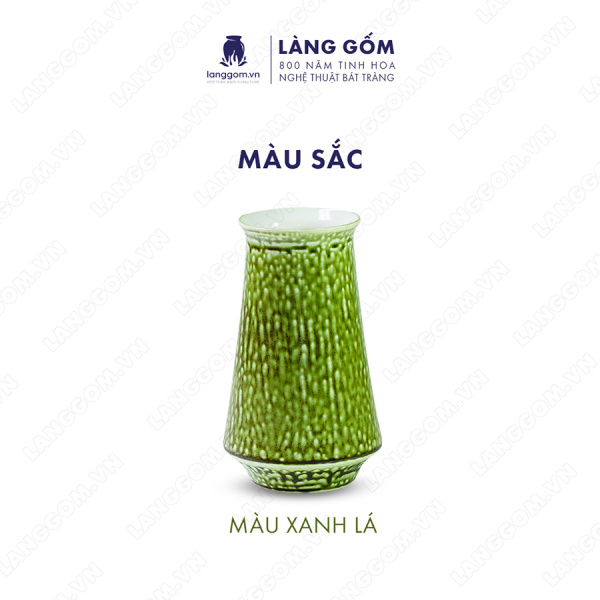 Lọ hoa Men chảy dáng chuông