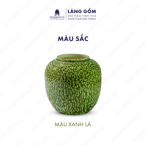Lọ hoa Men chảy dạng chum