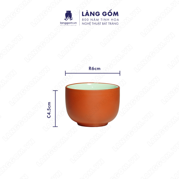 Bộ ấm chén Men mộc trúc đào