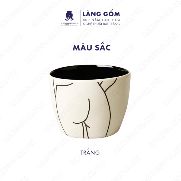 Cốc họa tiết vẽ mông